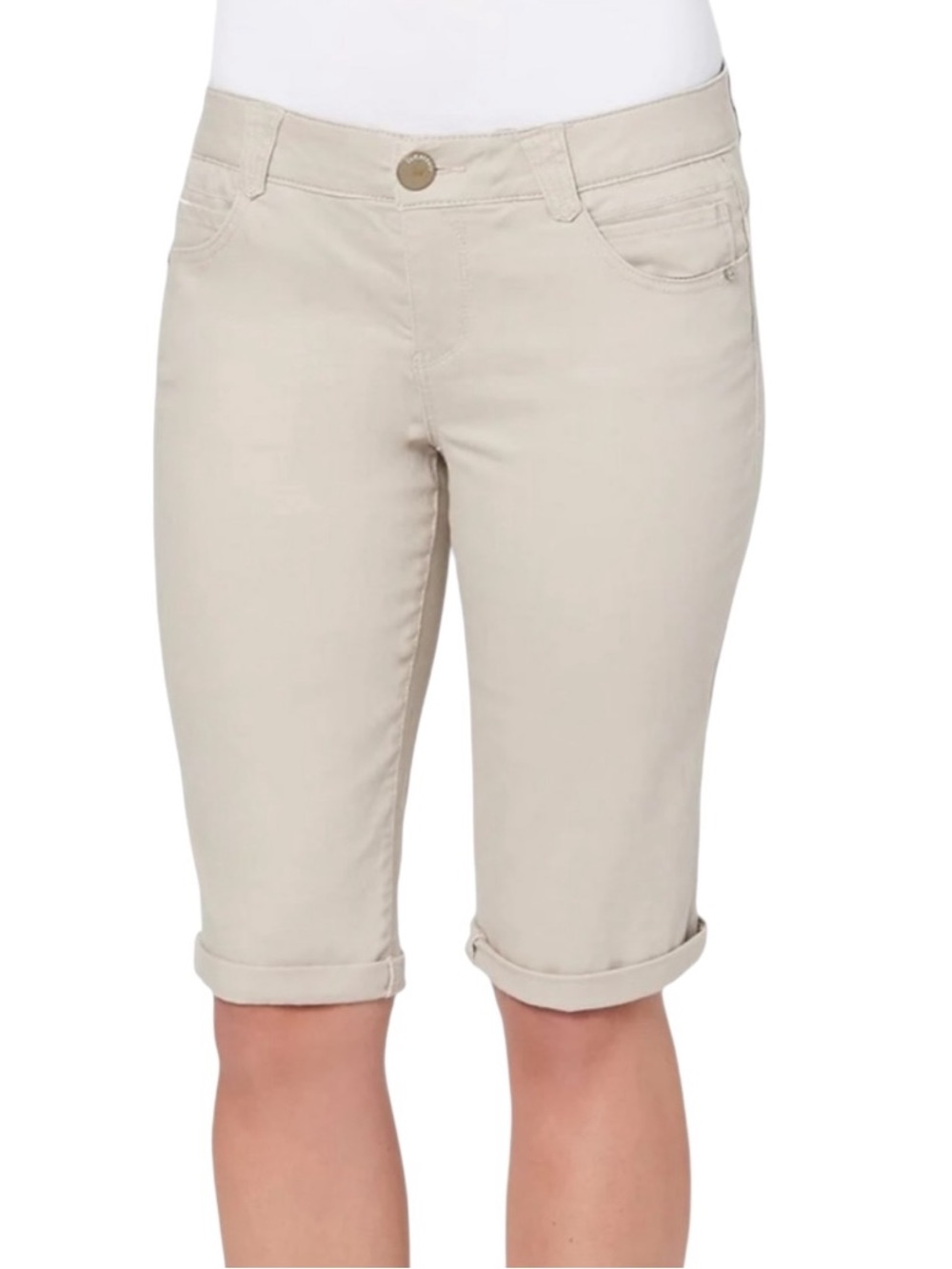 Democracy Tan Bermuda Shorts